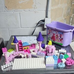 👑🏰Princess Mega Bloks Pink & Purple Building Set